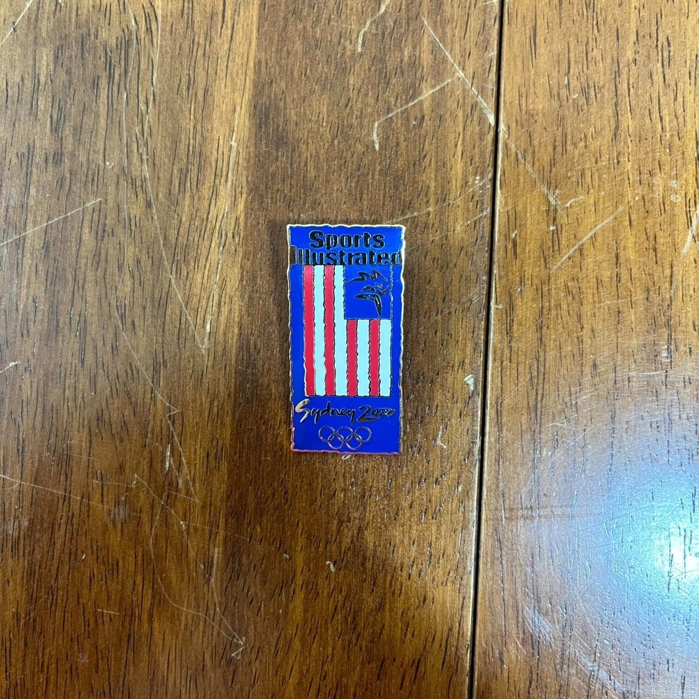 Sports Illustrated Sydney 2000 Olympics USA Flag Collector's‎ Pin